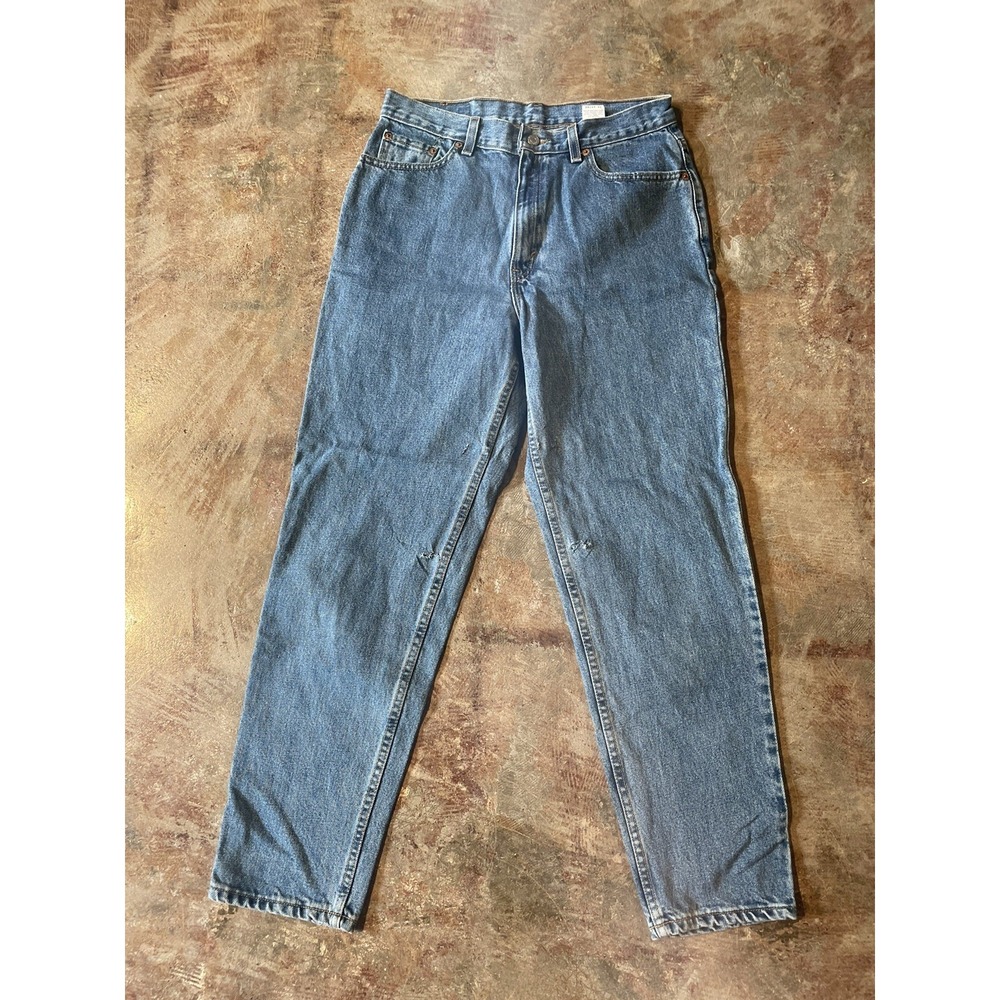 Vintage Levi's 512 Slim Fit Tapered Leg Mom High Rise Made In USA Sz 12 Reg. S *